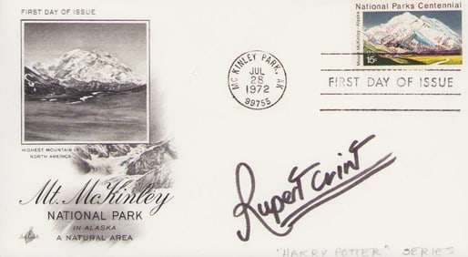 Rupert Grint signed FDC