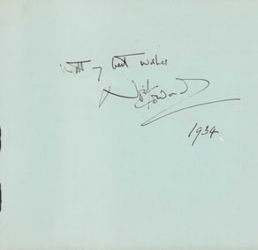 Noel Coward signature