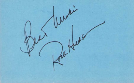 Rock Hudson signature