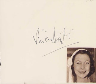 Vivien Leigh signature