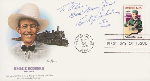 Carl Perkins signed FDC