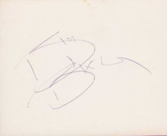 Bill Bixby signature