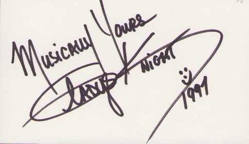 Gladys Knight signature