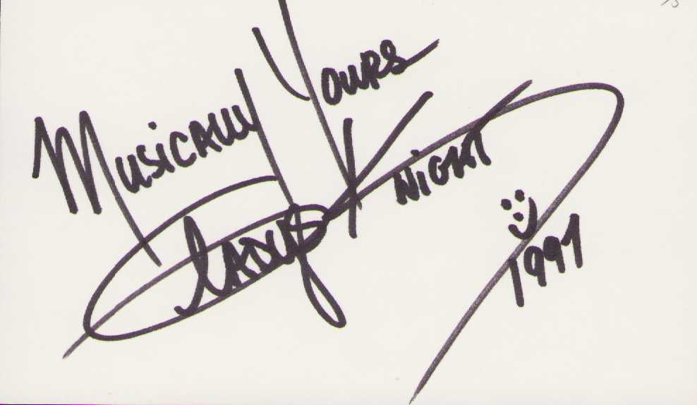 Gladys Knight signature (1 of 1)