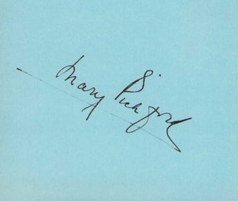 Mary Pickford signature