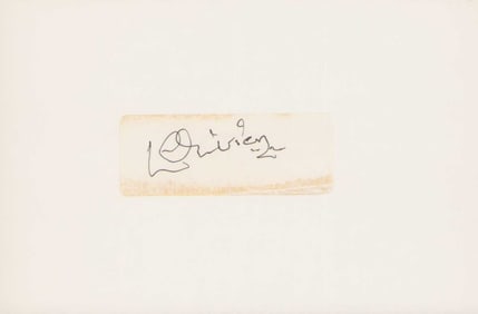 Sir Lawrence O'Livier signature