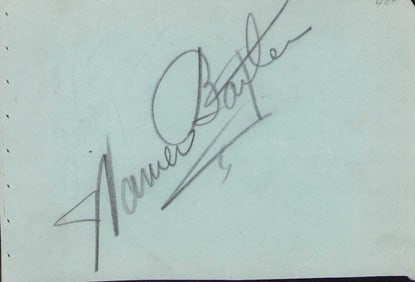 Warner Baxter signature