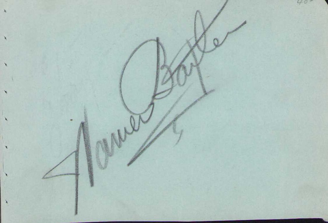 Warner Baxter signature (1 of 1)