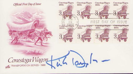Kirk Douglas signed FDC