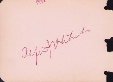 Alfred Hitchcock signature