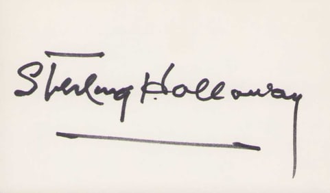 Sterling Holloway signature DISNEY