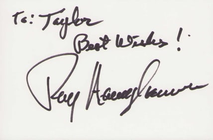 Ray Harryhausen signature