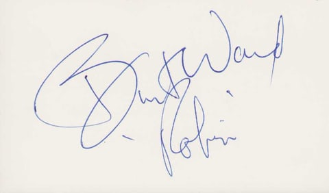 Burt Ward signature