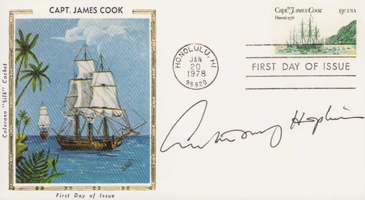 Anthony Hopkins signed FDC