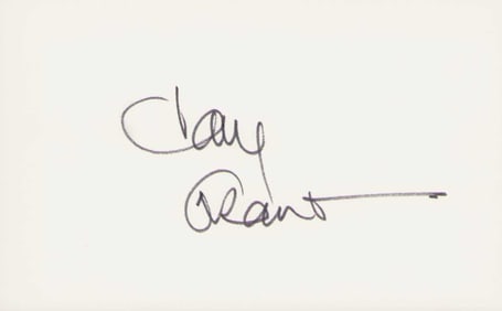 Cary Grant signature