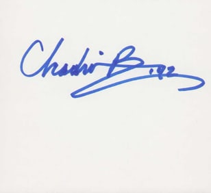 Chadwick Boseman signature