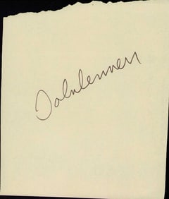 John Lennon signature Beatles