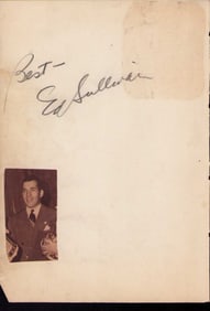 Ed Sullivan signature