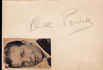 Dick Powell signature