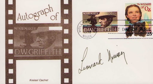 Leonard Nimoy signed FDC