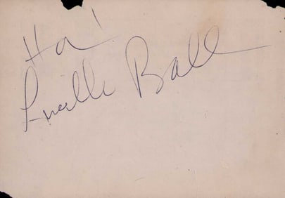 Lucille Ball signature