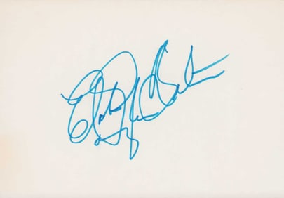 Elizabeth Taylor Burton signature RARE
