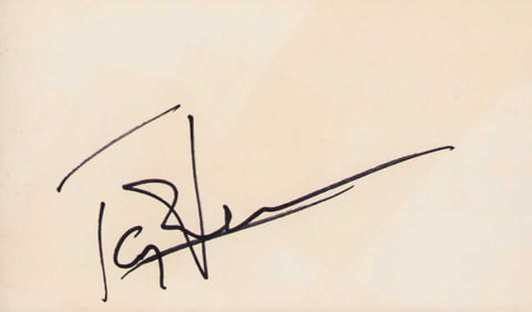 Anthony Perkins Psycho signature