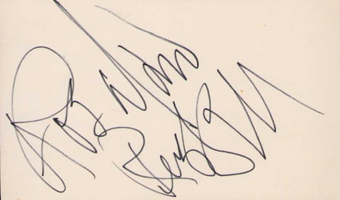 Rosalind Russell signature