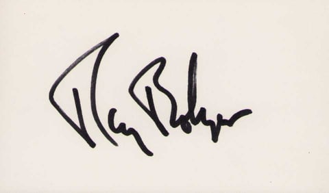 Ray Bolger signature