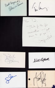 Rocky Horror Picture Show cast set of signatures