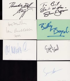 Lord of the Rings cast set of signatures