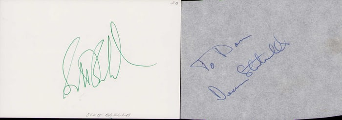 Quantum Leap cast set of signatures