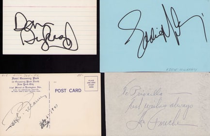 Trading Places cast set of signatures