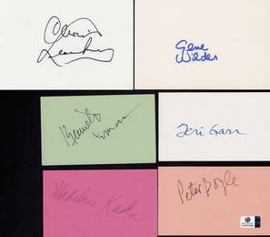 Young Frankenstein cast set of signatures