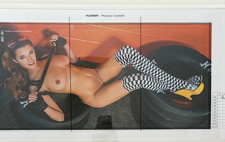 Miss July Hugh Hefner signed Playboy layout