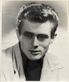 James Dean extraordinarily rare 16x20 signed photograph