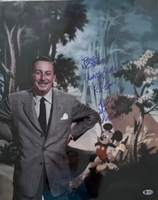 Walt Disney Legends signed photograph