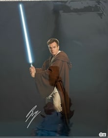 Ewan McGregor Star Wars signed 11x14 photograph