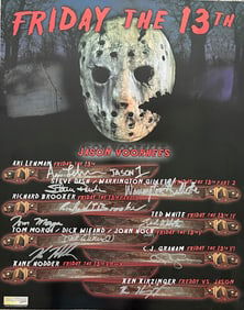 Friday the 13th signed print