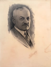 Frederick Lewis Maytag signed portrait