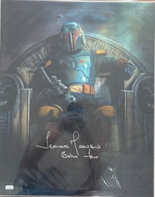 Temura Morrison Boba Fett signed photograph