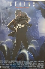 Aliens poster signed