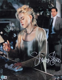Sharon Stone signed 11x14 photograph