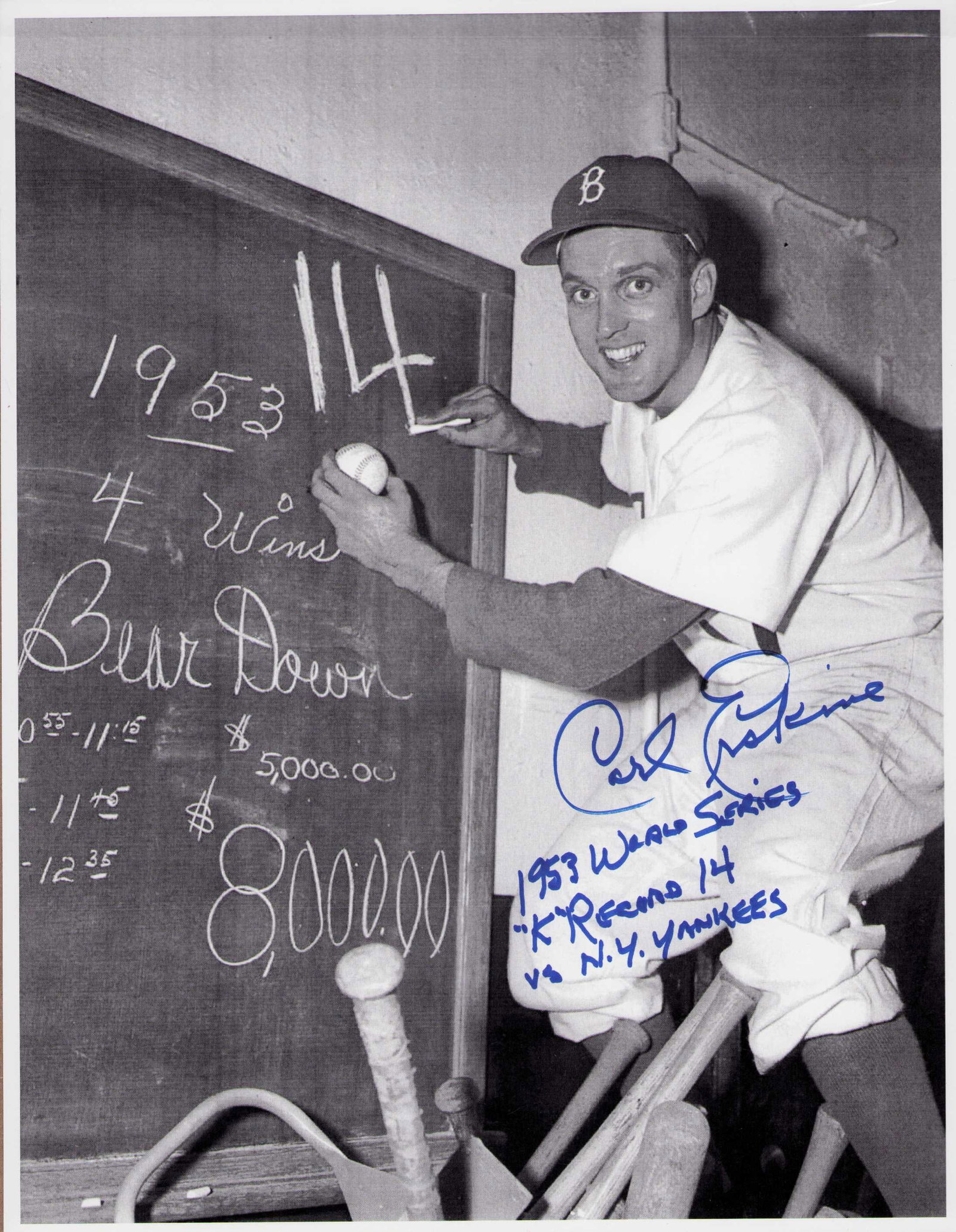 Carl Erksine signed 11x14 photograph (1 of 1)