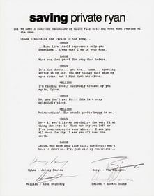 Saving Private Ryan signed 11x14 print