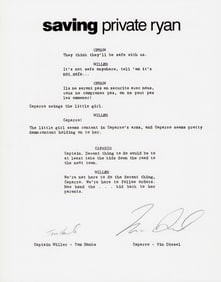 Saving Private Ryan signed 11x14 print B
