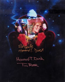 Howard the Duck signed poster