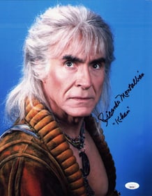 Ricardo Montalban signed 11x14 Star Trek photograph
