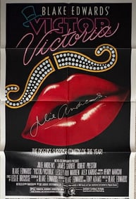 Victor Victoria rare signed original movie poster