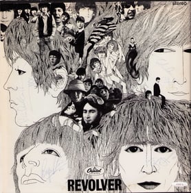 Beatle's Revolver Lp signed